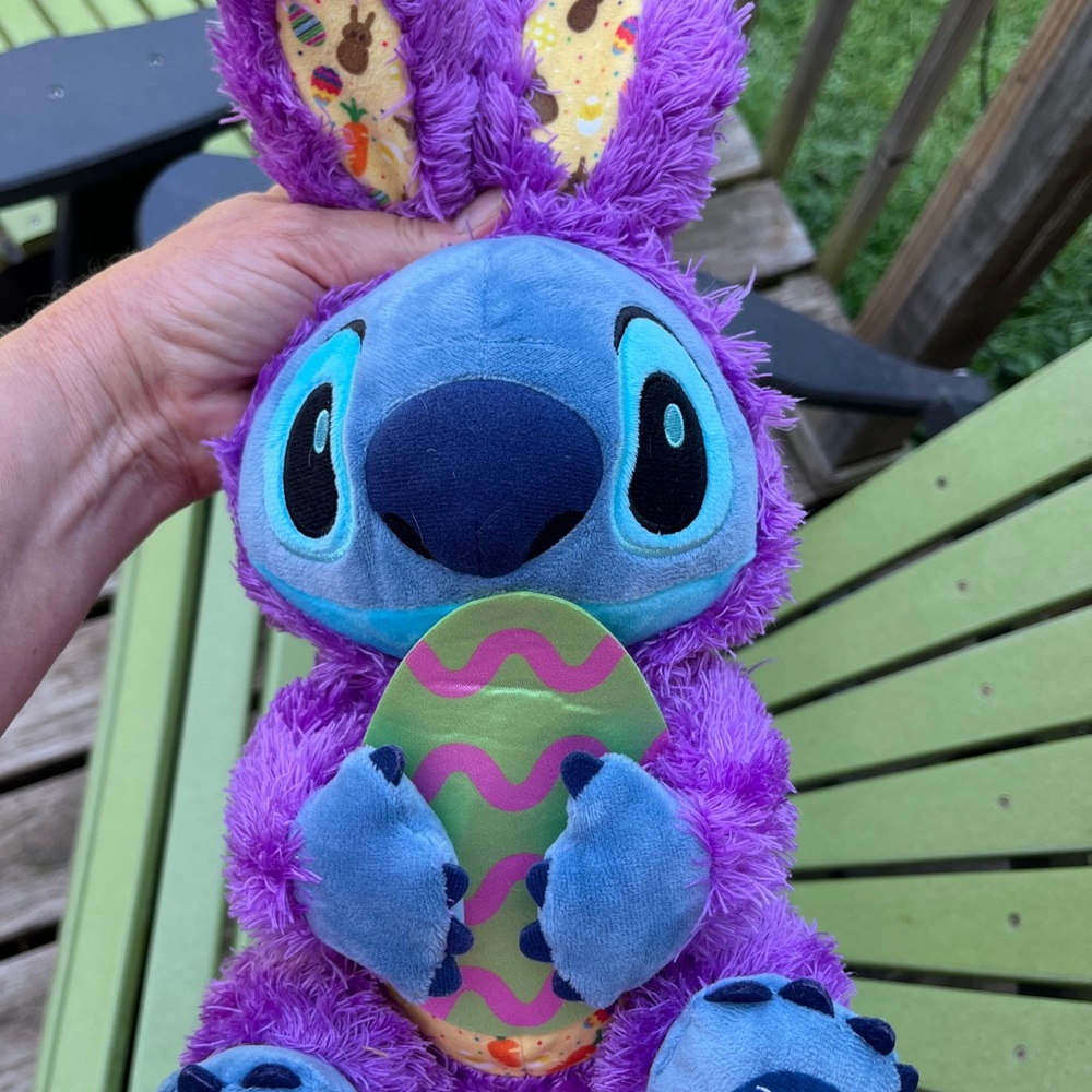 NWT Disney Vibrant Purple and Blue Stitch Plush 2024